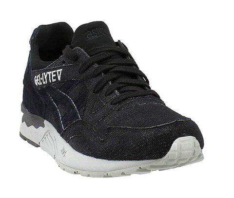 ASICS Mens Gel-Lyte V Casual Sneakers, Mid Grey / Black