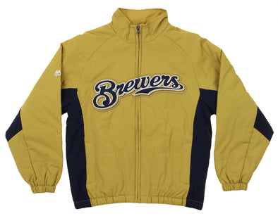 Outerstuff MLB Youth Milwaukee Brewers Climate Full Zip Jacket