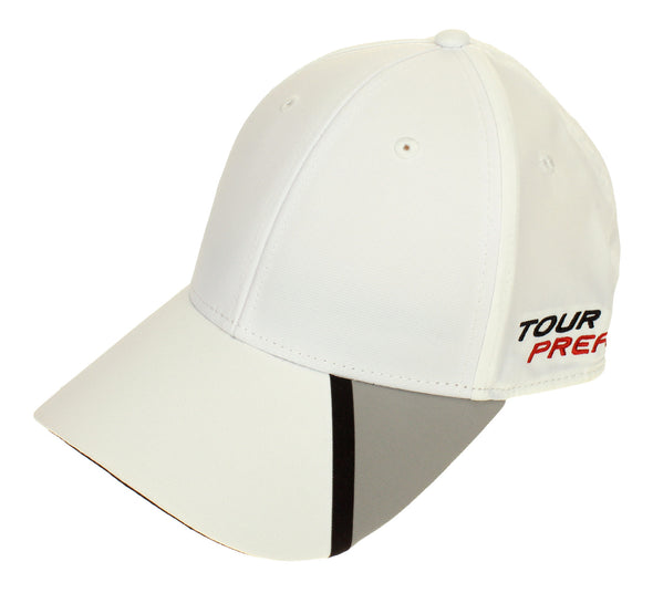 TaylorMade Golf Men's Tour Split Custom Adjustable Hat, White/Gray