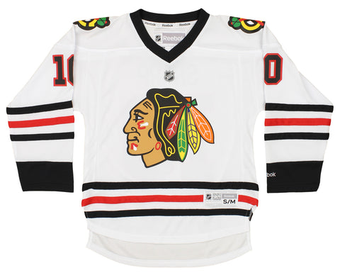 Reebok NHL Boys Youth Chicago Blackhawks Patrick Sharp #10 Hockey Jersey, White