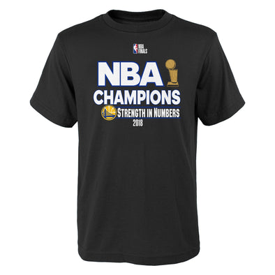 Outerstuff Golden State Warriors NBA Boys Youth (8-20) 2018 Champs Tee, Black