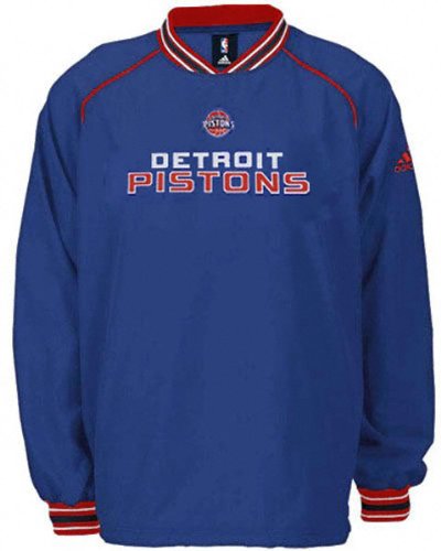 Reebok Men's NBA Detroit Pistons Pullover Hot Jacket Windbreaker