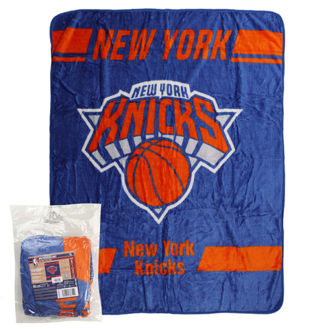 Northwest NBA New York Knicks Legion Raschel Throw, 50" x 60"