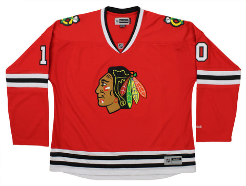 Reebok NHL Women's Chicago Blackhawks Patrick Sharp #10 Jersey, Red