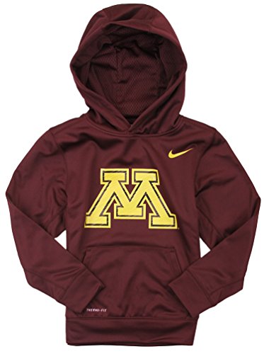 Nike Youth Boys University Of Minnesota Golden Gophers Therma Fit Hoodie