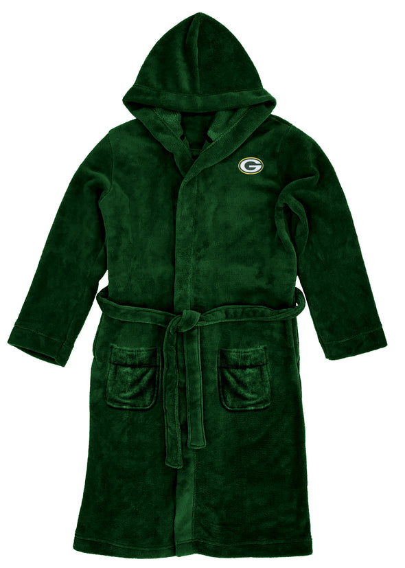 Northwest NFL Green Bay Packers Hooded Silk Touch Robe, 26" x 47"
