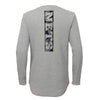 Outerstuff NBA Youth (8-20) Brooklyn Nets Black Out Waffle Knit Thermal Tee Shirt