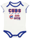 Outerstuff MLB Infants Chicago Cubs Little Cutie Creeper & Tutu Leggings Set
