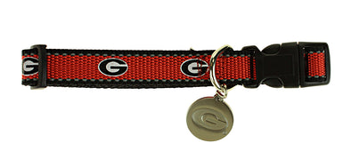 Sporty K9 NCAA Georgia Bulldogs Reflective Dog Collar