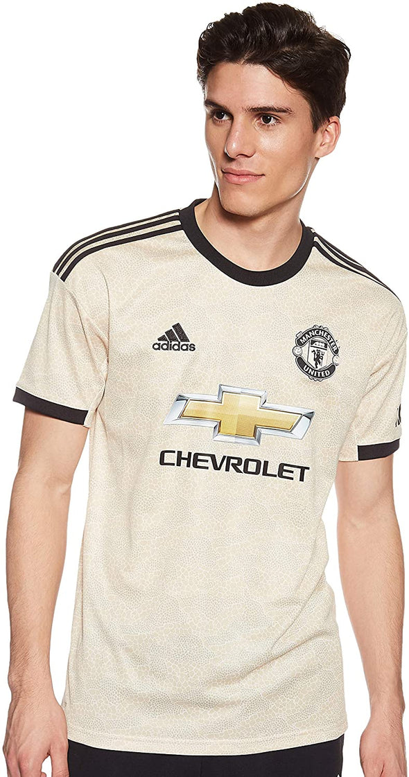 Adidas Men's Manchester United FC Away Soccer Jersey, Linen