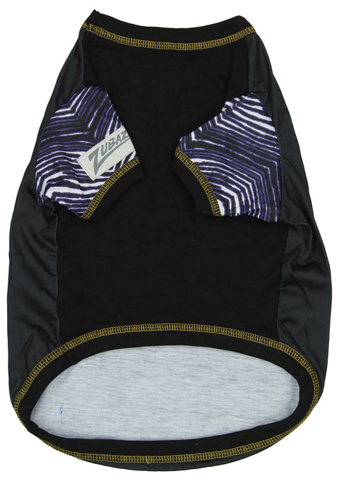 Zubaz X Pets First NFL Baltimore Ravens Team Pet T-Shirt For Dogs