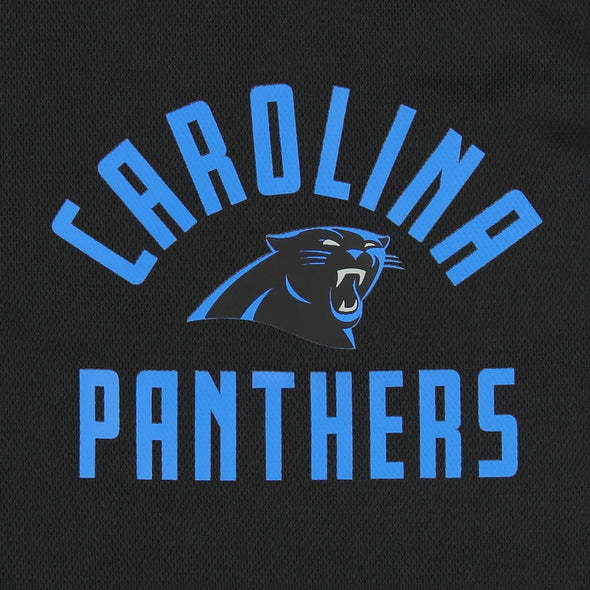 Zubaz NFL Men's Carolina Panthers Viper Accent Elevated Jacquard Track Pants