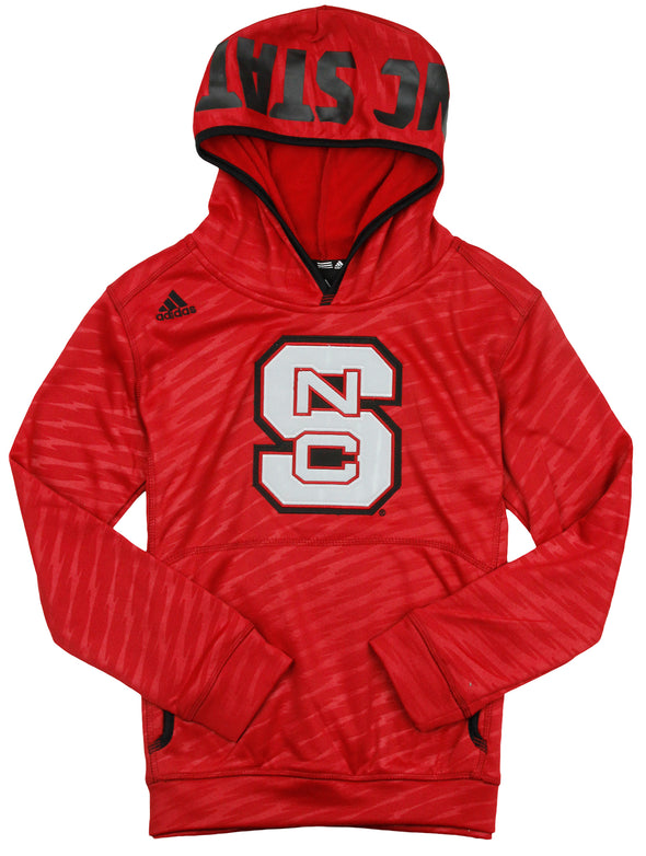 Adidas NCAA Youth North Carolina State Wolfpack Shockwave Climalite Pullover Hoodie