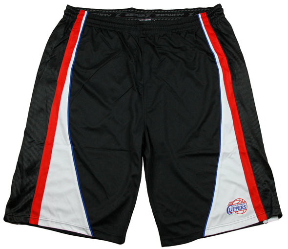 Zipway NBA Basketball Men's Los Angeles Clippers Mesh Shorts, Black