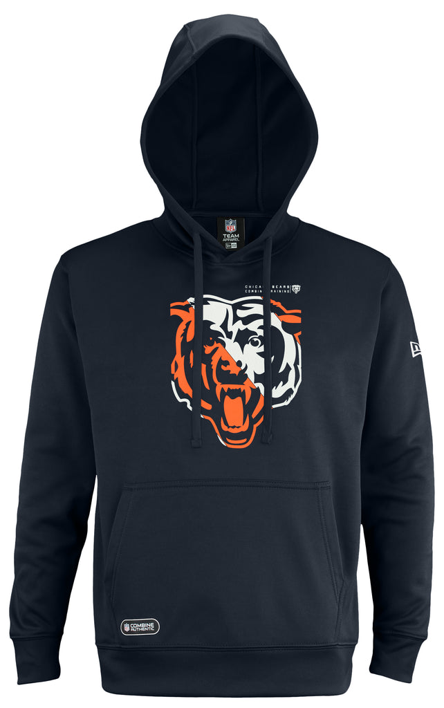 New Era Chicago Bears NFL Grey Pullover Hoodie Sweatshirt: