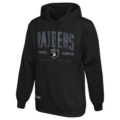 Outerstuff NFL Men's Las Vegas Raiders Coin Toss Performance Fleece Hoodie