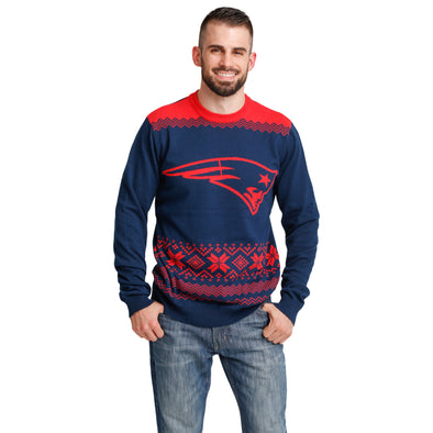 FOCO NFL Men's New England Patriots 2021 Ugly Sweater