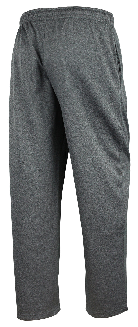 Zubaz NFL Men's Houston Texans Poly Fleece Dark Heather Gray Sweatpants