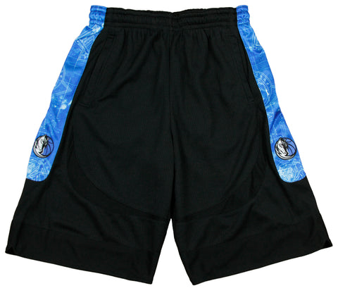 Zipway NBA Basketball Men's Dallas Mavericks Blueprint Shorts, Black