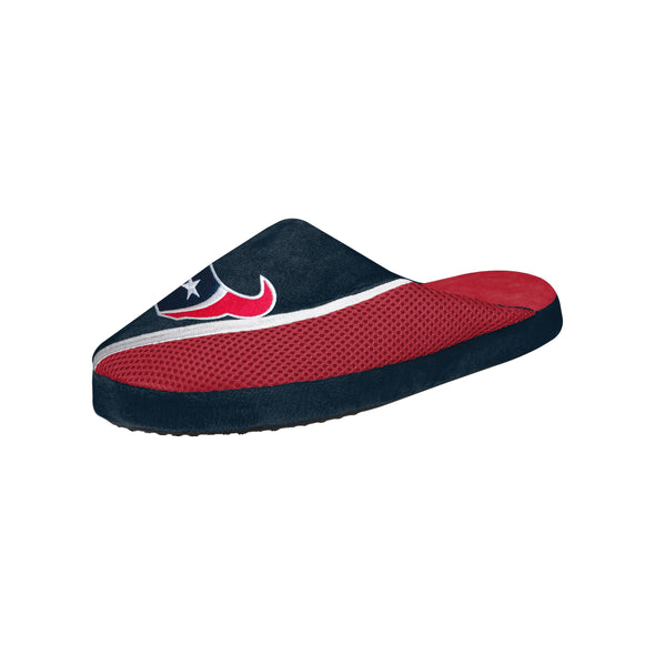 FOCO NFL Men's NFL Houston Texans 2022 Big Logo Color Edge Slippers