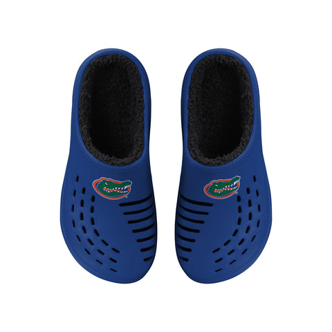 FOCO NCAA Men's Florida Gators Sherpa Lined Big Logo Clogs