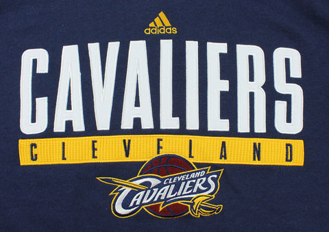 Adidas NBA Men's Cleveland Cavaliers Tipoff Playbook Pullover Hoodie, Navy