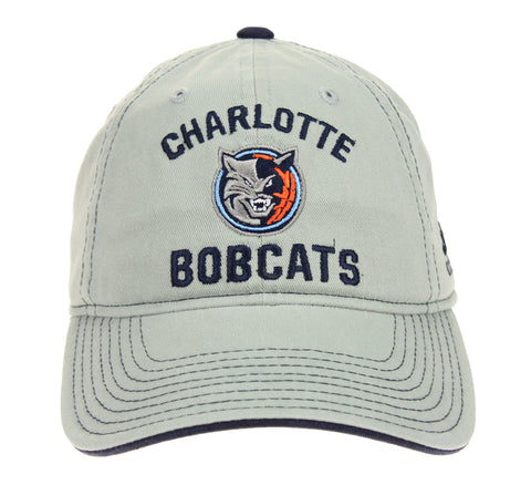Adidas NBA Youth Charlotte Bobcats Adjustable Slouch Hat, Gray