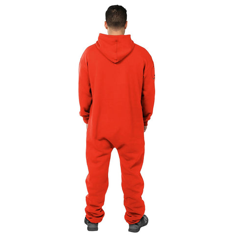 Forever Collectibles NFL Unisex Cleveland Browns Logo Jumpsuit, Orange