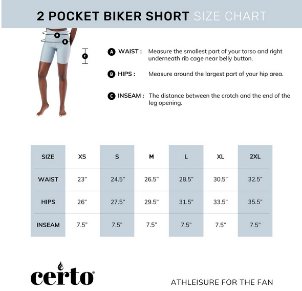 Certo By Northwest NFL Women's Arizona Cardinals Method Bike Shorts, Black