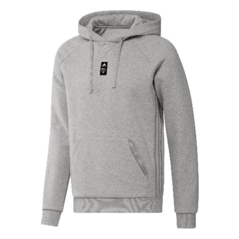 Adidas MLS Men's D.C United Travel Hoodie, Medium Grey Heather