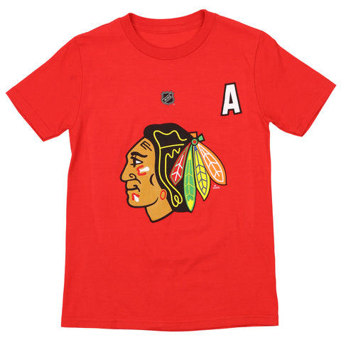Reebok NHL Big Boys Youth Chicago Blackhawks Brent Seabrook #7  Short Sleeve Tee, Red