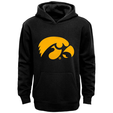 Outerstuff College NCAA Youth (8-20) Iowa Hawkeyes Primary Logo Performance Hoodie