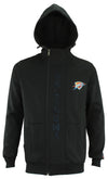 FISLL NBA Basketball Men's Oklahoma State Thunder Perforated Full Zip Hoodie