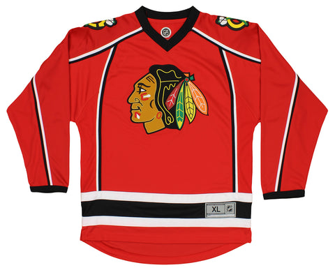 Outerstuff NHL Youth Boys Chicago Blackhawks Mass Fashion Jersey