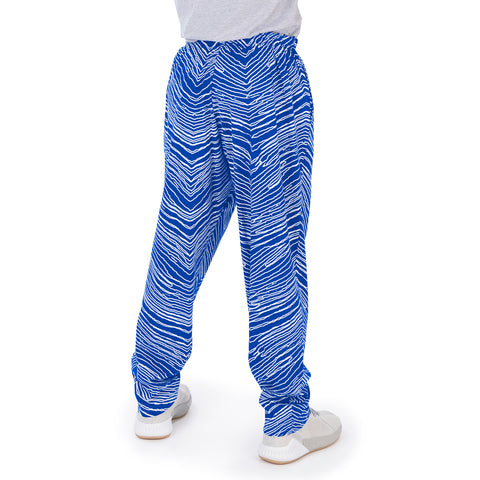 Zubaz NFL Men's Buffalo Bills Zebra Outline Print Comfy Pants