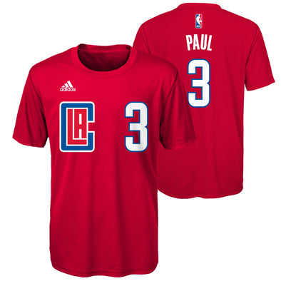 Adidas NBA Youth (8-20) Chris Paul Los Angeles Clippers Performance Game Time T-Shirt