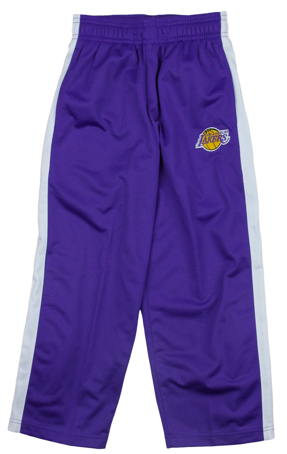 Los Angeles Lakers NBA Basketball Kids / Youth Tricot Track Pants - Purple