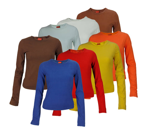 Big Star Women's Long Sleeve Plain Shirt, Color Options