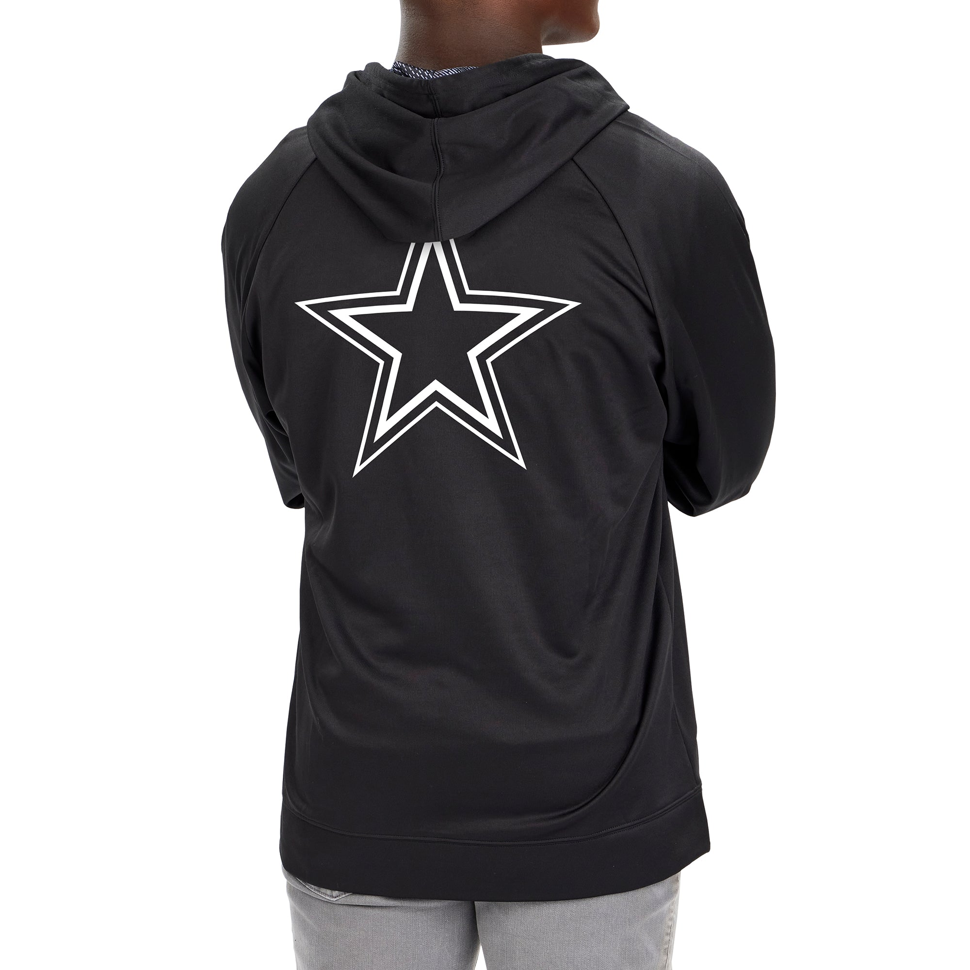 Zubaz NFL Men's Dallas Cowboys Team Color Camo Back Panel Hoodie – Fanletic