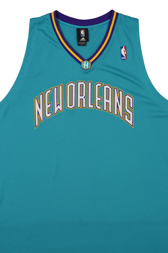 Adidas NBA Basketball Men's New Orleans Hornets Blank Jersey, Teal