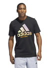 adidas Men's We Ball Together Badge of Sport Tee, Black