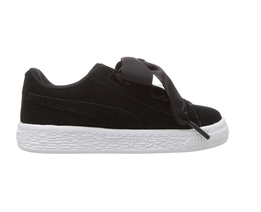 Puma suede black bow shop