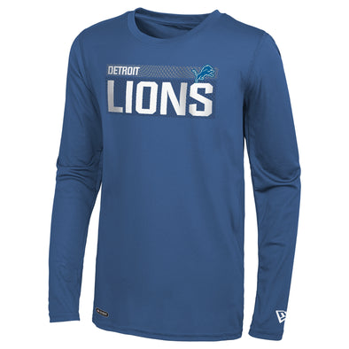 New Era NFL Men's Detroit Lions Blitz Performance Long Sleeve T-Shirt