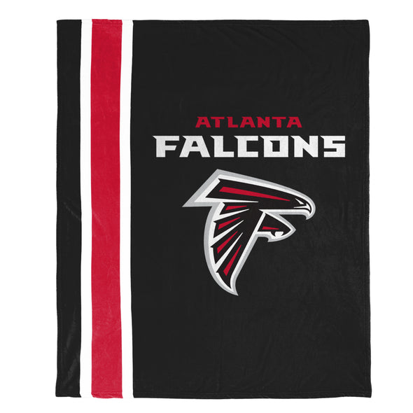 FOCO NFL Atlanta Falcons Plush Soft Micro Raschel Throw Blanket, 50 x 60