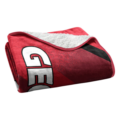 Northwest NCAA Georgia Bulldogs Silk Touch Sherpa Throw Blanket, 60"X80"