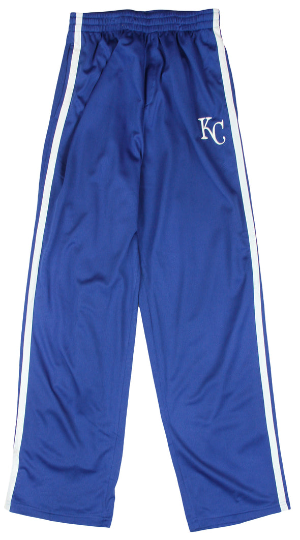 MLB Baseball Kansas City Royals Little Boys Kids / Youth Boys Athletic Pants, Blue