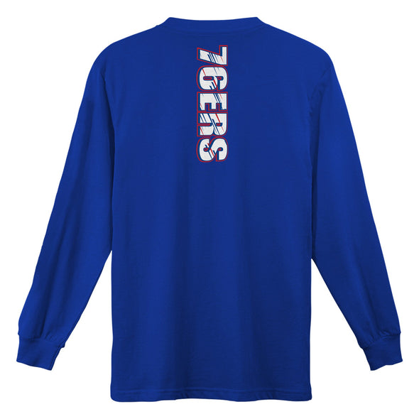 Outerstuff NBA Youth Philadelphia 76ers Long Sleeve Tee, Blue