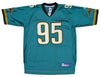 Reebok Jacksonville Jaguars Paul Spicer #95 NFL Men's Replica Jersey, Teal
