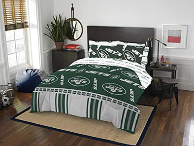 Northwest NFL New York Jets Rotary Bed in a Bag Set