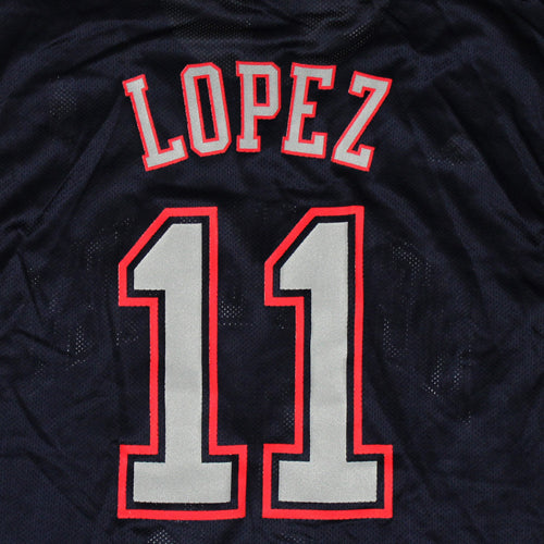 NBA New Jersey Nets Men's Adidas Lopez #11 Replica Jersey